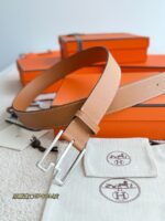 Hermes Epsom calfskin leather belt 66006 - Image 4