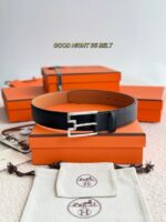 Hermes Epsom calfskin leather belt 66007 - Image 3