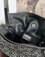 Loewe Flamenco Clutch Bag Original LE0556 Black Embroidery - Image 5