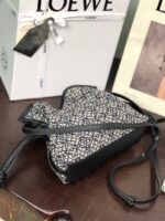 Loewe Flamenco Clutch Bag Original LE0556 Black Embroidery - Image 6