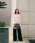 Loewe Flamenco Clutch Bag Original Leather LE0556 Dark green - Image 2