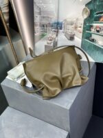Loewe Flamenco Clutch Bag Original Leather LE0556 Khaki green - Image 2