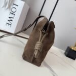 Loewe Flamenco Leather Shoulder Bag 262355 dark brown - Image 4