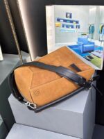 Loewe Large SUEDE Puzzle bag 231095 Tan - Image 2