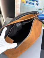 Loewe Large SUEDE Puzzle bag 231095 Tan - Image 3