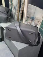 Loewe Large grainy cowhide leather Puzzle bag 231095 dark gray - Image 3