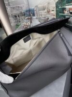 Loewe Large grainy cowhide leather Puzzle bag 231095 dark gray - Image 4