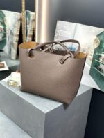 Loewe Leather tote 652388 gray - Image 4