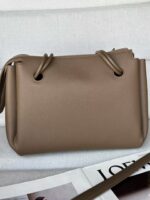 Loewe Madrid Original Leather Anagram Pebble Bag LE0255 Gray - Image 3