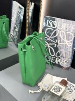 Loewe Mini Napa Lamb Leather Flamenco Purse 25SS green - Image 3