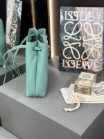 Loewe Mini Napa Lamb Leather Flamenco Purse 25SS light blue - Image 3