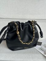 Loewe Mini Napa Lamb Leather Flamenco Purse A914C black - Image 5