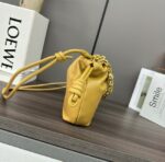 Loewe Mini Napa Lamb Leather Flamenco Purse A914C yellow - Image 6