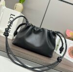 Loewe Napa Lamb Leather Flamenco Purse 80696 Black - Image 5