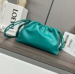 Loewe Napa Lamb Leather Flamenco Purse 80696 blue - Image 6