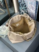 Loewe Napa Lamb Leather Flamenco Purse 80696 gray - Image 2