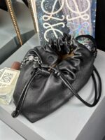 Loewe Napa Lamb Leather Flamenco Purse Grained Calfskin 80696 black - Image 2