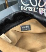 Loewe Napa Lamb Leather Flamenco Purse Grained Calfskin 80696 black - Image 3