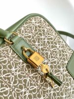 Loewe Original Leather tote 652388 Dark Green - Image 5