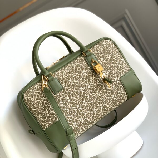 Loewe Original Leather tote 652388 Dark Green