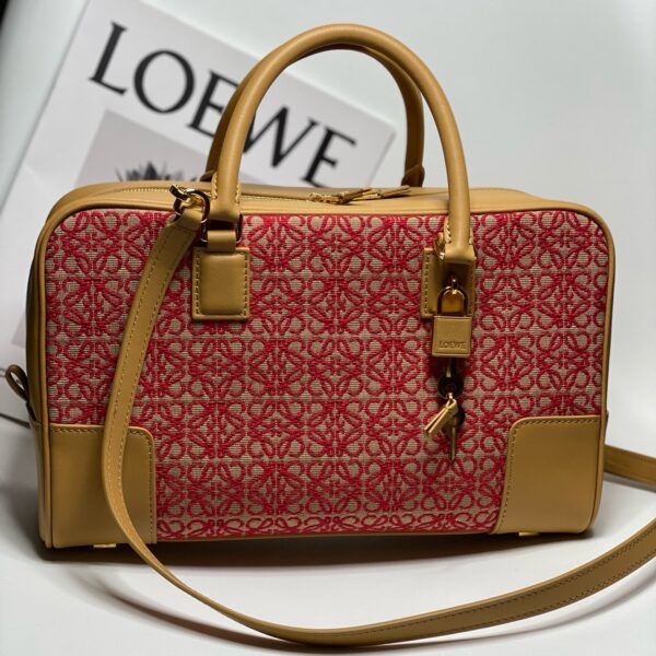 Loewe Original Leather tote 652388 brown&red