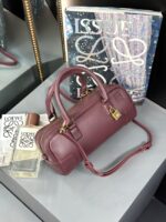 Loewe Original Leather tote 652389 Burgundy - Image 3
