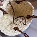 Loewe small RAFFIA Shoulder Bag 698006-1 - Image 3