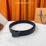 Louis Vuitton Initiales Taurillon 40mm Reversible Belt M0539U - Image 2