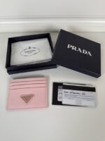 Prada Card Holder 1MC025 pink&gold - Image 3