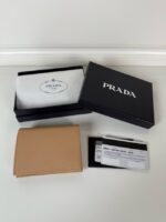 Prada Card Holder Wallet 1M0204 Apricot - Image 2