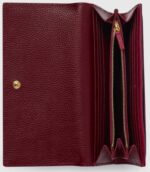 Bi-color GG Marmont continental wallet Variation black and red leather - Image 2