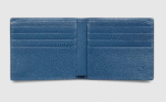 Blue interior GG bi-fold wallet Black GG Supreme - Image 2