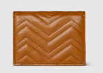 GG Marmont small wallet Brown matelassé chevron leather - Image 3