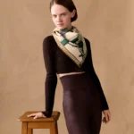 A Toute Allure scarf 90 crème - Image 3