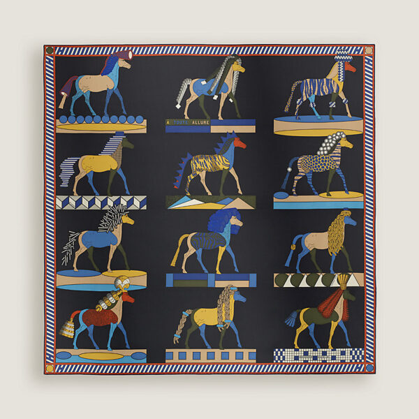 A Toute Allure scarf 90 noir