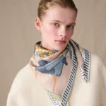 A Toute Allure scarf 90 rose poudre - Image 3