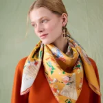 Academia Hippica scarf 90 bleu ciel - Image 3