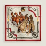 Attelage en Arbalete forever scarf 90 Rouge cuit