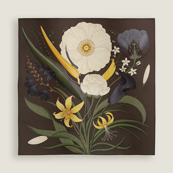 Bouquet Final scarf 90 ébène