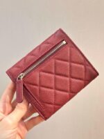 Chanel wallet Leather Made 8288 Wine - Image 3