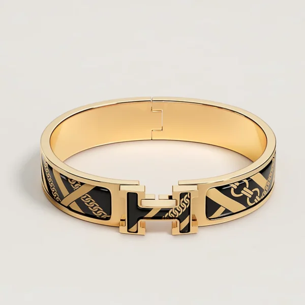 Clic H Tartan & Chaines Obliques bracelet