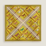 Couvertures et Tenues de Jour Bandana double face scarf 90jaune vif