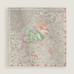 Dans les Bras de Selene scarf 90 blanc