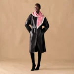 Les Chevaux Dechaines scarf 90  rose bonbon - Image 3