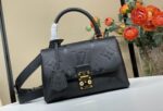 Louis Vuitton Madeleine BB One Handle Shoulder Crossbody Bag Black Monogram Leather M46008