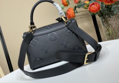 Louis Vuitton Madeleine BB One Handle Shoulder Crossbody Bag Black Monogram Leather M46008 - Image 3