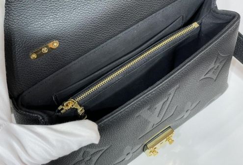 Louis Vuitton Madeleine BB One Handle Shoulder Crossbody Bag Black Monogram Leather M46008 - Image 4