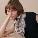 Nous Sommes Inseparables scarf 90 argent - Image 3