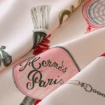 Nous Sommes Inseparables scarf 90 rose thé - Image 2