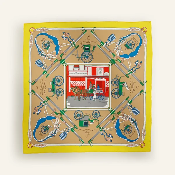 Palonniers scarf 70 jaune vif